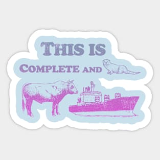 Otter Bullship Sticker